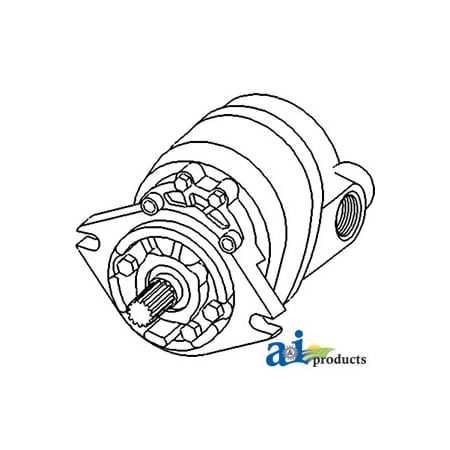 A & I Products Pump, Hydraulic 9.2" x7" x7.3" A-7000205